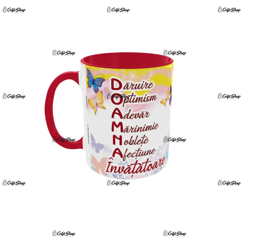 Doamna invatatoare, cana ceramica, 330ml, cgs1554